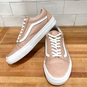 Leather Old Skool VANS x Madewell in Rose Pink